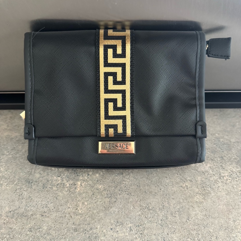 Versace Black and Gold Bag